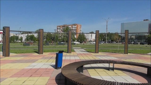 прогулки по городу Великий Новгород, парк Юности, 17.08.2022
