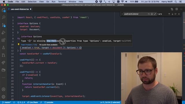 Writing a Custom React Hook with TypeScript смотреть онлайн