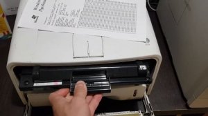 Работа принтера Xerox 3121