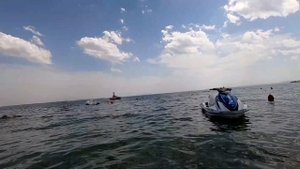 Едем на остров Вир .Тяжёлая ,но нереально красивая дорога!Первый раз катаюсь на водном мотоцикле !!