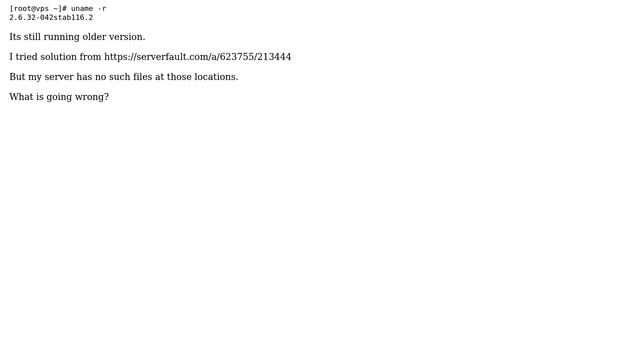 DevOps & SysAdmins: Kernel update not being applied even after reboot смотреть онлайн