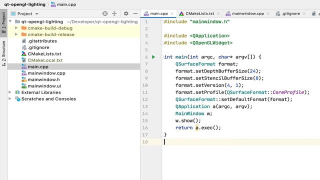 OpenGL Lighting Demo - Main Function смотреть онлайн