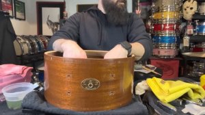 Rogers Restoration  - Restoration of a 1950s Rogers Monitor snare drum