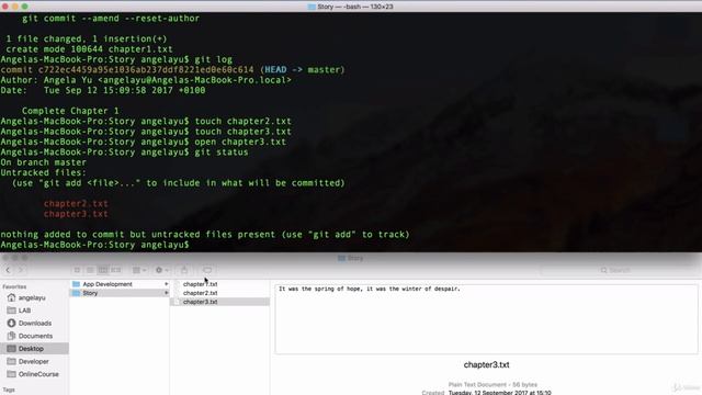 2 Version Control Using Git and the Command Line смотреть онлайн
