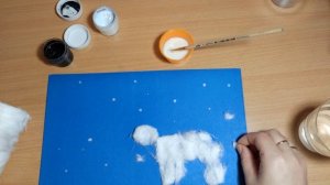 Вата и клей??? поделка легко // Создаем шедевры