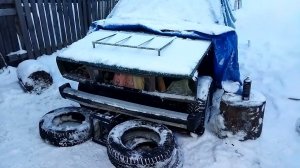 Воздухозаборник на капот! Усиление рулевого редуктора. Установка бампера на ВАЗ 2105-07. Часть 32.