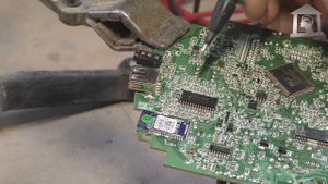 Простой ремонт USB порта в магнитофоне