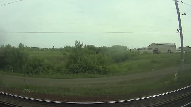 Петропавловск из окна поезда