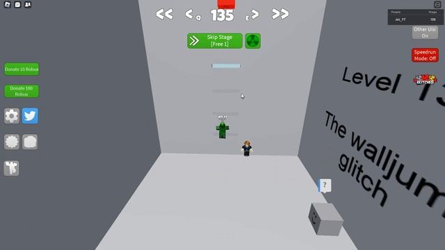 (GUIDE) HOW TO BEAT LEVEL 135 SUPER EASILY (MASTER WALLJUMP GLITCH) In Try To Die DCO смотреть онлайн