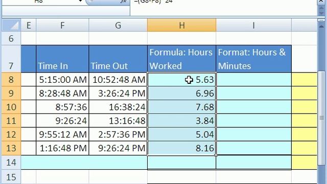 YouTubersLoveExcel#23: Add Time with Formula or Format смотреть онлайн