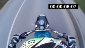 Разгон мотоцикла Урал