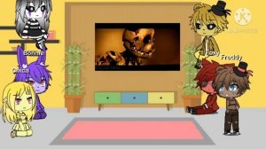 Fnaf + Puppet reacts to  Left behind