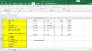 Top 15 Most Important Excel Formulas in Excel ।। Most Useful excel formula and functions