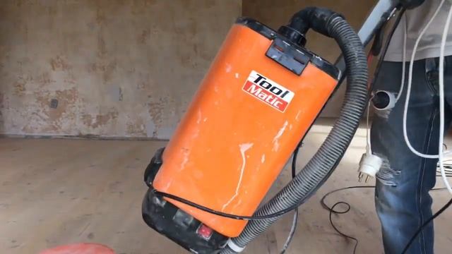 TOOLMATIC  Gulvsliber / Woodfloor grinder / Шлифмашина для деревянного пола смотреть онлайн