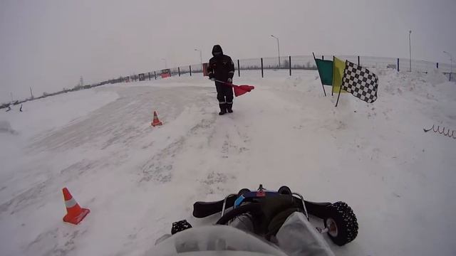 Зимний картинг. Тренировка на базе Lada Sport Karting Team 5.01.2017