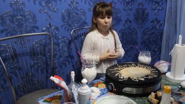 Нарисуй и Зажарь,Вкусные Блинчики ,как испечь блины,узорчатые ,фигурные
