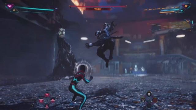 Spider-Men 2 Miles Vs Venom Boss Fight PlayStation 5 4k смотреть онлайн