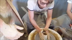 Ваза из глины своими руками