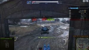 WoT. Последний Ваффентрагер. Waffenträger auf E 110. 2 бой.