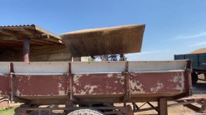 Погрузка зерна. Кун HERMÈS (Гермес). Трактор МТЗ БЕЛАРУС 892.2 .