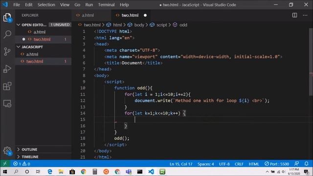 How to print odd number in Javascript | Odd number| Javascript projects for Beginners смотреть онлайн
