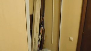 Установка алюминиевых рольставней в проем в квартире