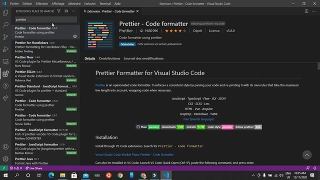 installer et setup ton code editeur vscode avec extension смотреть онлайн