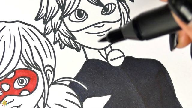 Miraculous Tales of Ladybug and Cat Coloring Pages | Miraculous Coloring Pages | Ladybug Coloring смотреть онлайн