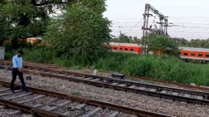 Hazrat Nizamuddin  Railway Station View By Train Haryana Railway