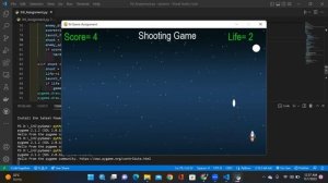 Space Shooter Game using Pygame | Shooting Game | Python