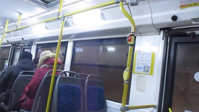 Поездка в жуткий снегопад на троллейбусе Тролза-5275.03 «Оптима» №1401 по маршруту №9 (Лопатка) смотреть онлайн