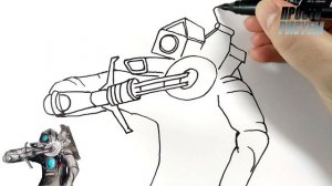 Как нарисовать подчиненного Титана Камерамена