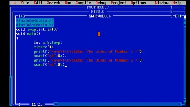 Write a C Program to swap value of two integer number using UDF | How do you swap two numbers ?