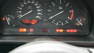 BMW 525 tds (E34) Cold start -12,5C