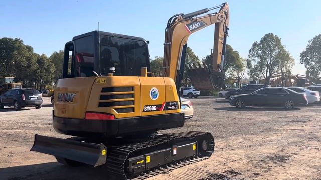 Used excavator SanySY60C for sale in China. Good condition and factory price.Contact me if you need