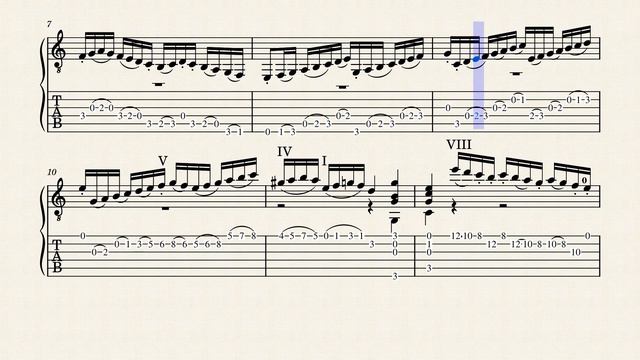 Etude No.4, Op.48 – Mauro Giuliani - Tablature смотреть онлайн