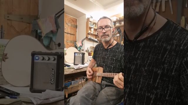 В. Цой /Перемен /припев/Cigar Box guitar