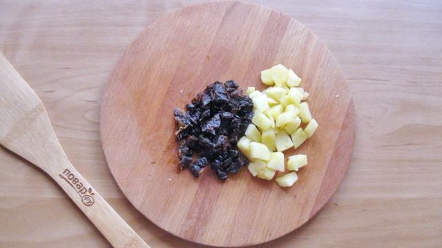 Куриные зразы с фруктовой начинкой