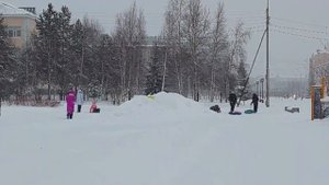 Последние деньки уходящего года🎄23.12.2022❄️☃️Нефтеюганск ХМАО Югра После морозов сильный снегопад❄