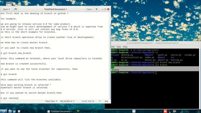 Github Tutorial 2-Branch Management смотреть онлайн