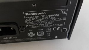 Panasonic DP-UB9000 UHD 4K Blu-ray Player