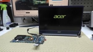 НОУТБУК МЕЧТЫ ИЛИ ИСТОРИЯ НЕОБЫЧНОГО ПРОЦЕССОРА. ЧАСТЬ 2. РЕМОНТ Acer Swift 3 SF314-54