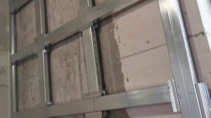 Работа с профилем под гипсокартон.