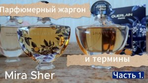 ПАРФЮМЕРНЫЙ ЖАРГОН И ТЕРМИНЫ.