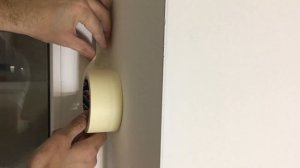 Как клеить малярную ленту что бы покрасить откосы