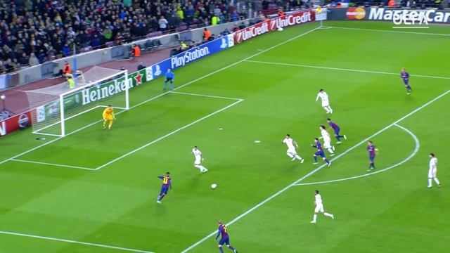 Barcelona v Paris Saint-Germain UEFA Champions League highlights смотреть онлайн