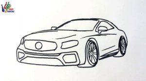 Easy Drawing Mercedes Amg GT73 I Kolay Mercedes Amg GT73 Çizimi I Mercedes Nasıl Çizilir?