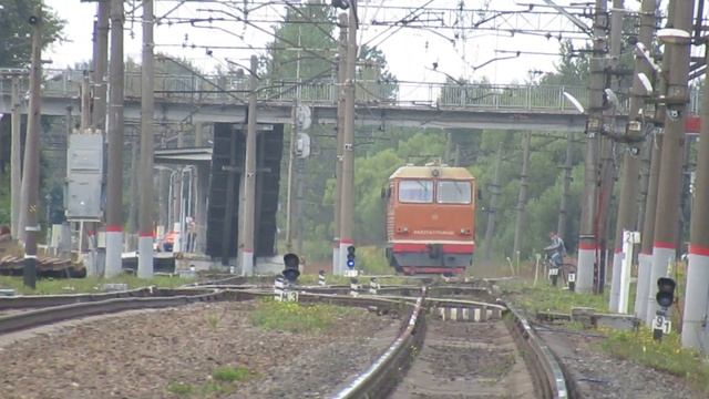 Станция Александровская, движение поездов, 2 часа из жизни станции