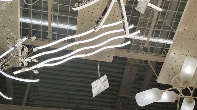 ЛЮСТРЫ НА НАТЯЖНОЙ ПОТОЛОК\ОБЗОР МАГАЗИНА LEROY MERLEN\ леруа мерлен