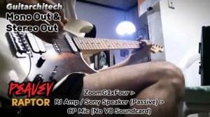 MONO OUTPUT VS. STEREO OUTPUT Using RJ Soundwave Amplifier & Ordinary Sony (Passive) Speaker